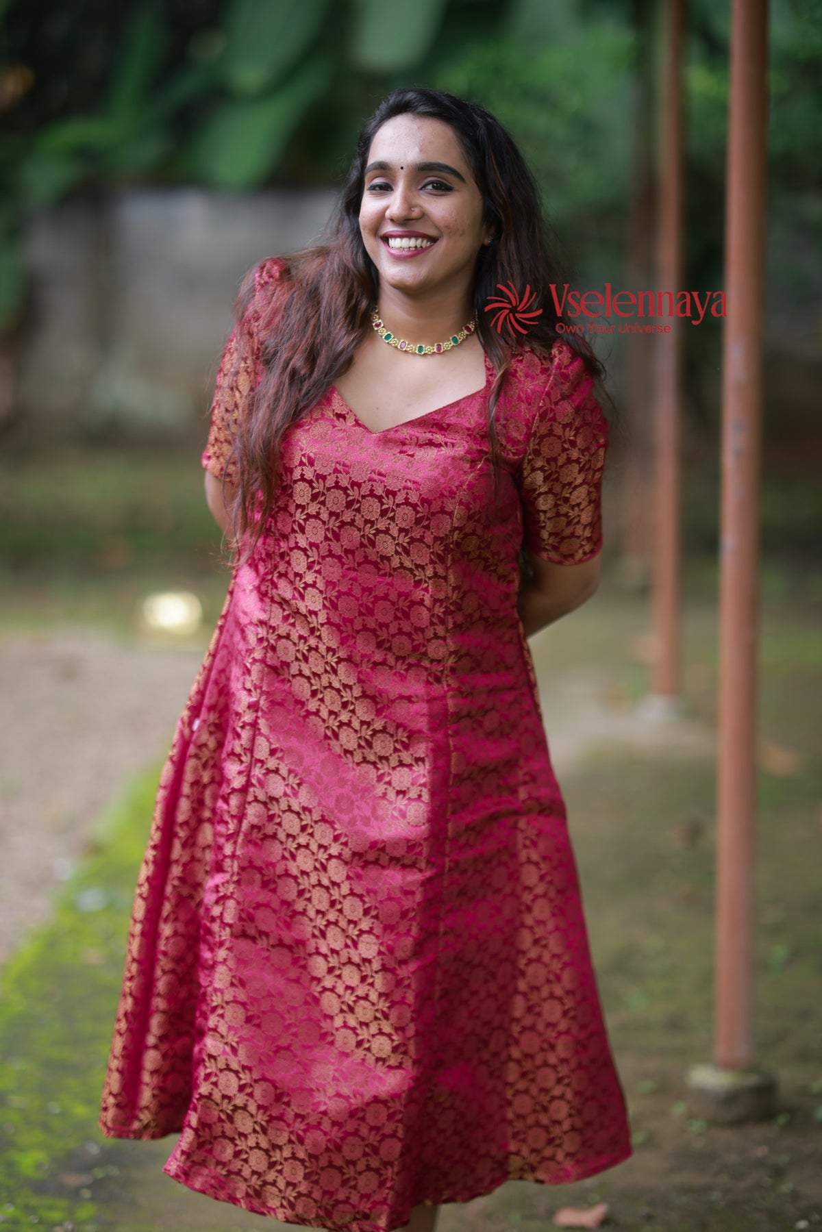 Kasavu-Maroon Red (Onam Special Limited Design)
