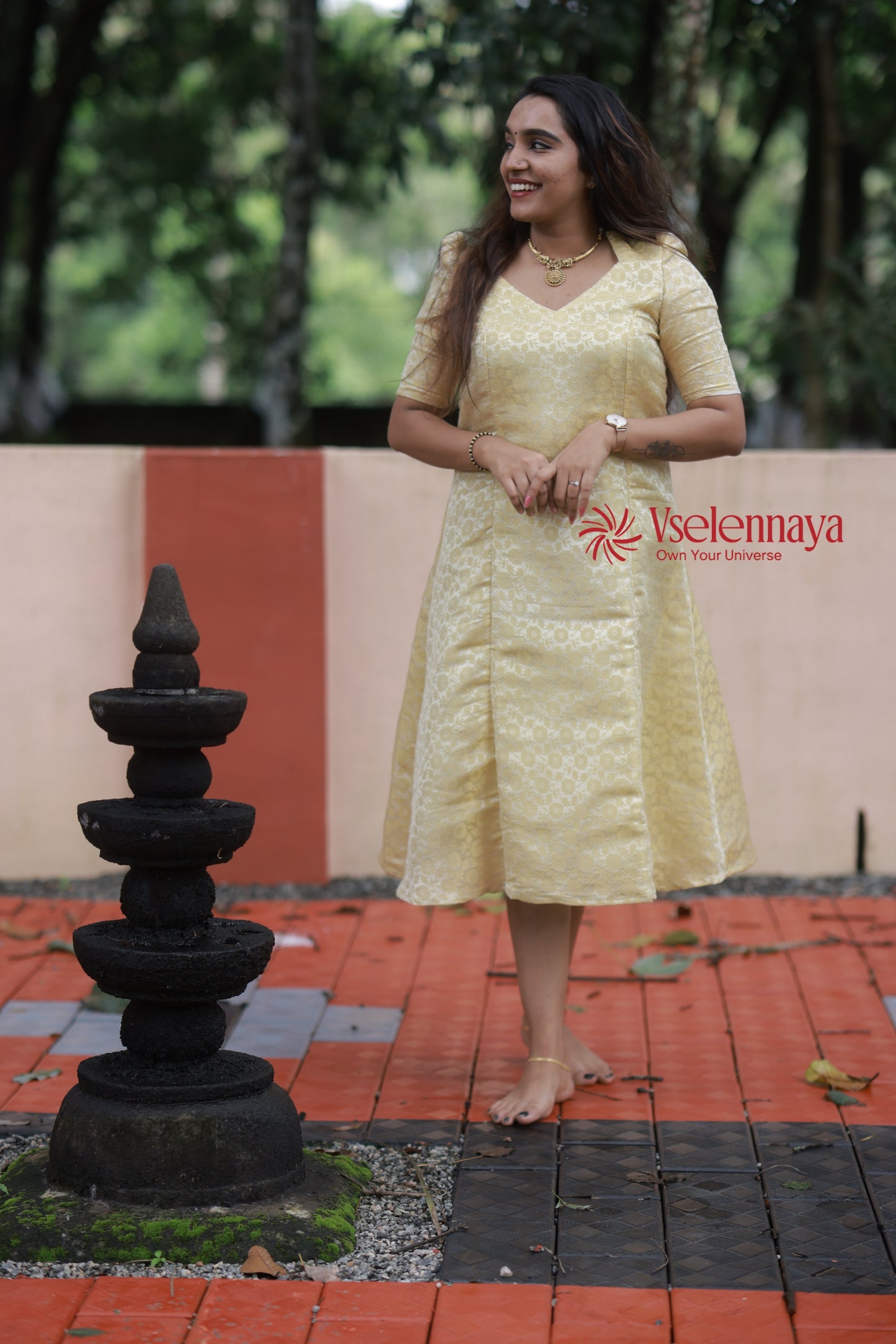 Kasavu-Butter Yellow (Onam Special Limited Design)