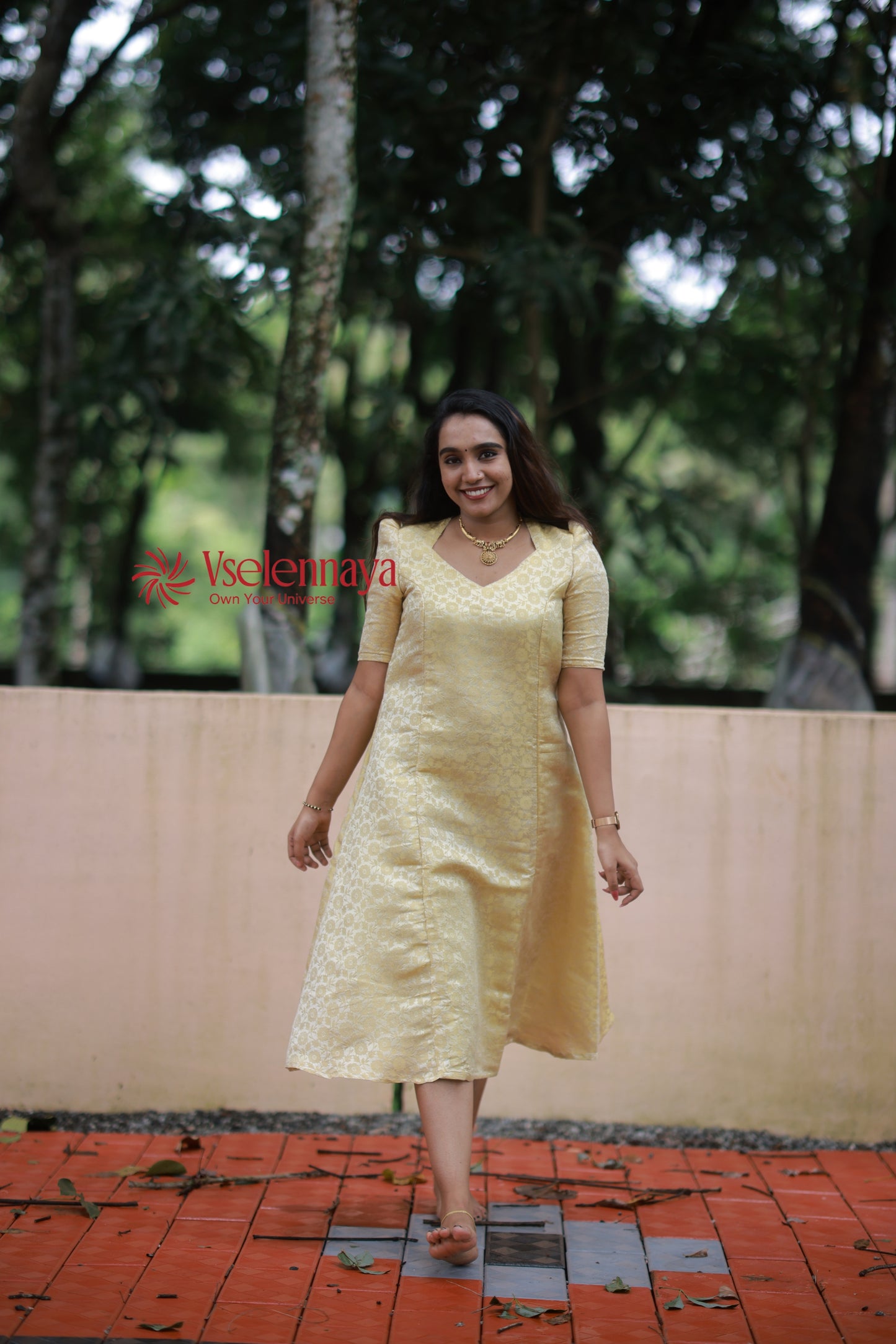 Kasavu-Butter Yellow (Onam Special Limited Design)