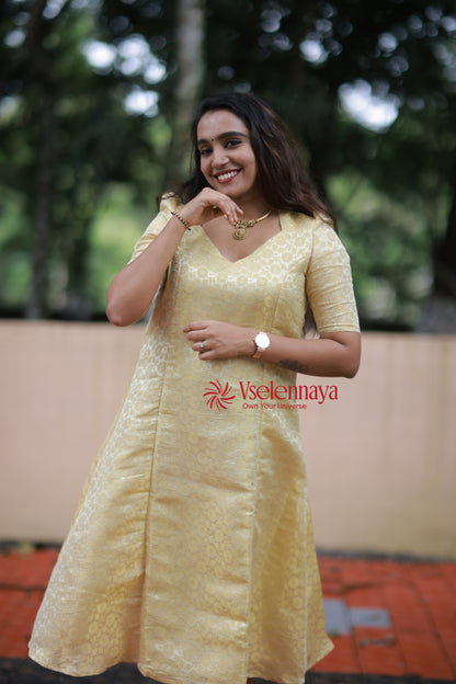 Kasavu-Butter Yellow (Onam Special Limited Design)