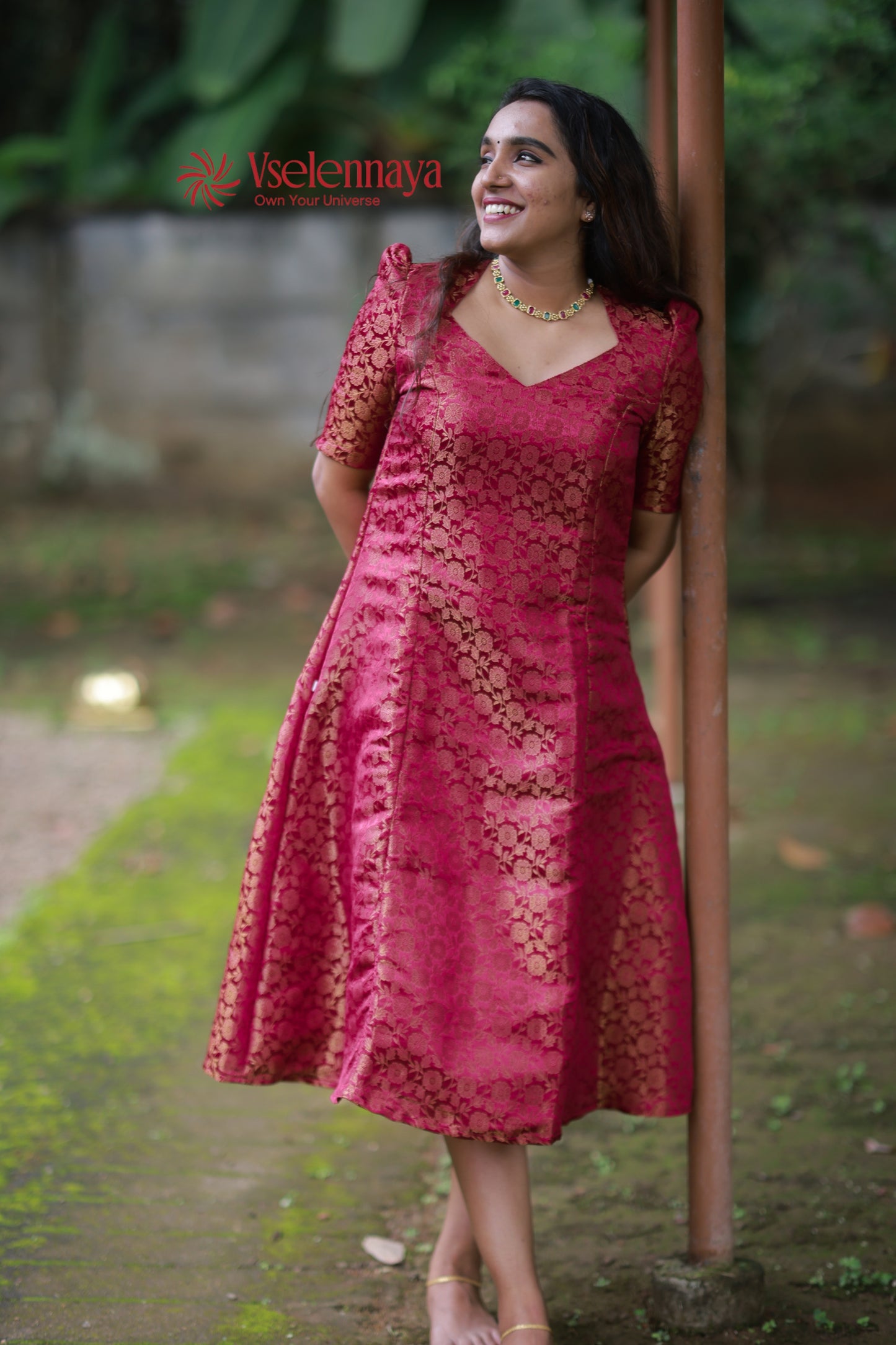Kasavu-Maroon Red (Onam Special Limited Design)