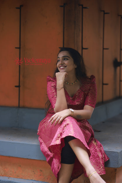 Kasavu-Maroon Red (Onam Special Limited Design)