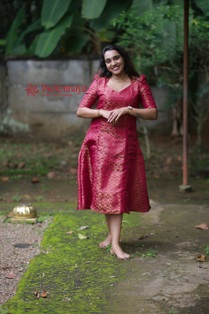 Kasavu-Maroon Red (Onam Special Limited Design)