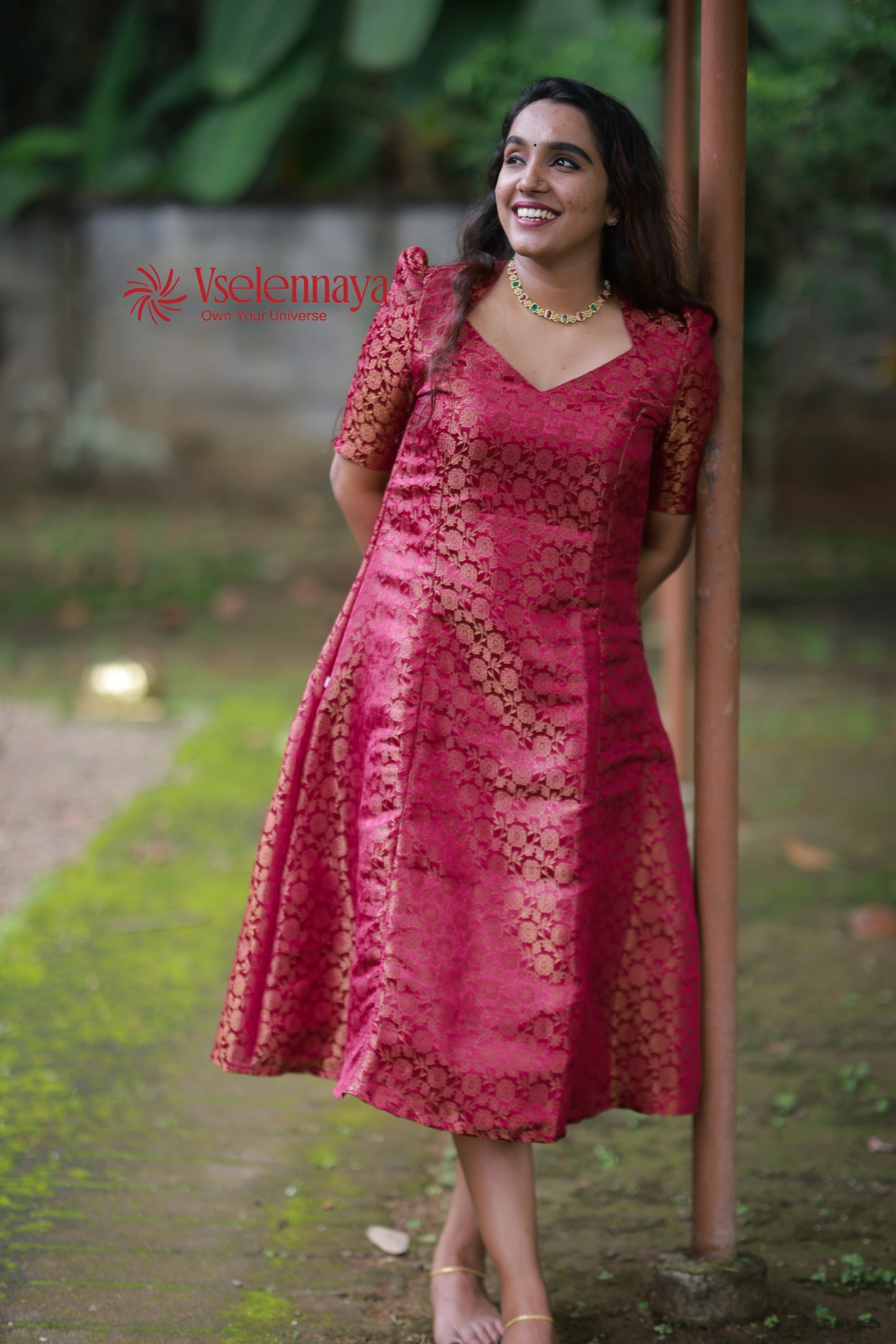 Kasavu-Maroon Red (Onam Special Limited Design)