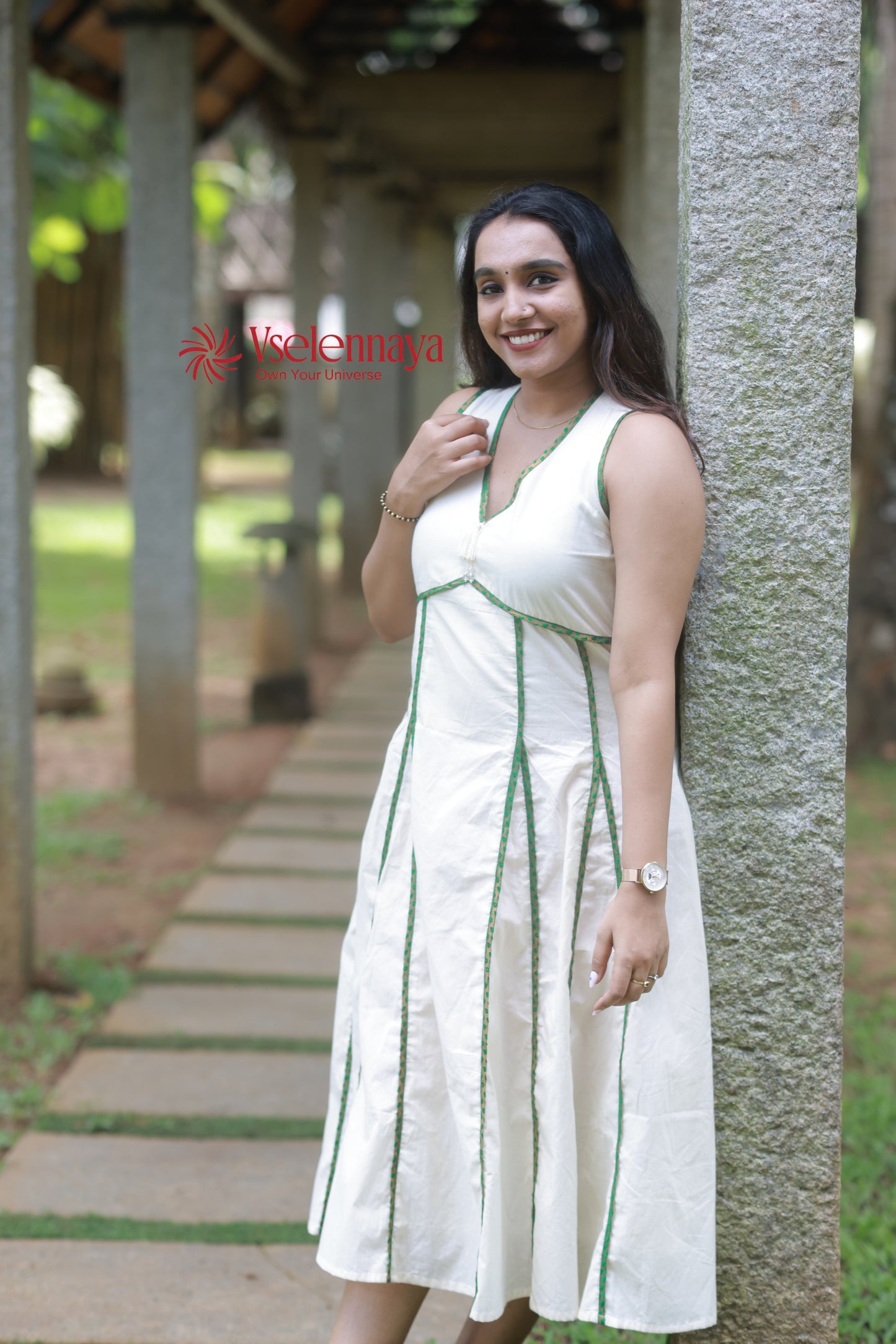 Shathaveri | Off White with Green (Limited Edition)