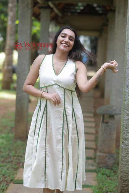 Shathaveri | Off White with Green (Limited Edition)