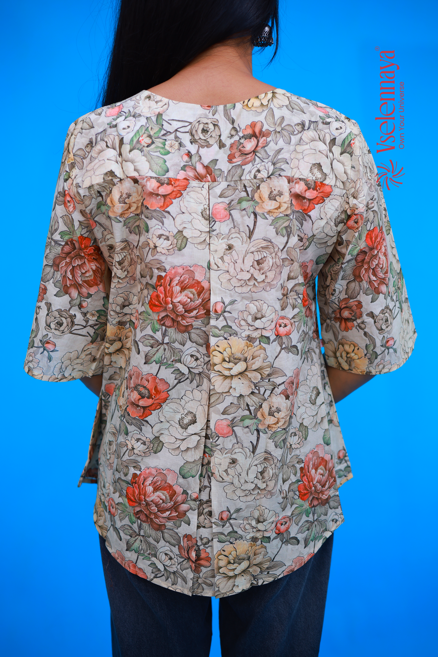 Cotton Short Top - Beige
