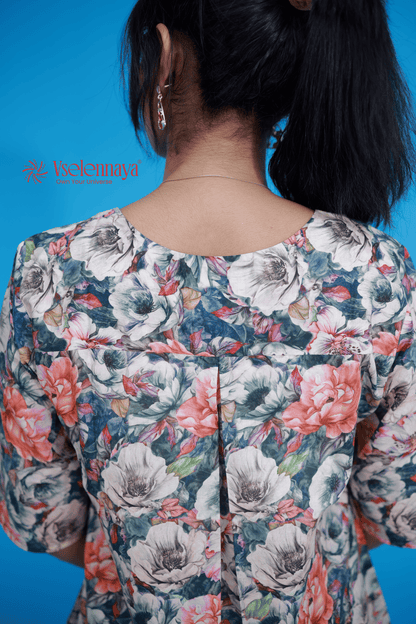 Cotton Short Top - Teal Green