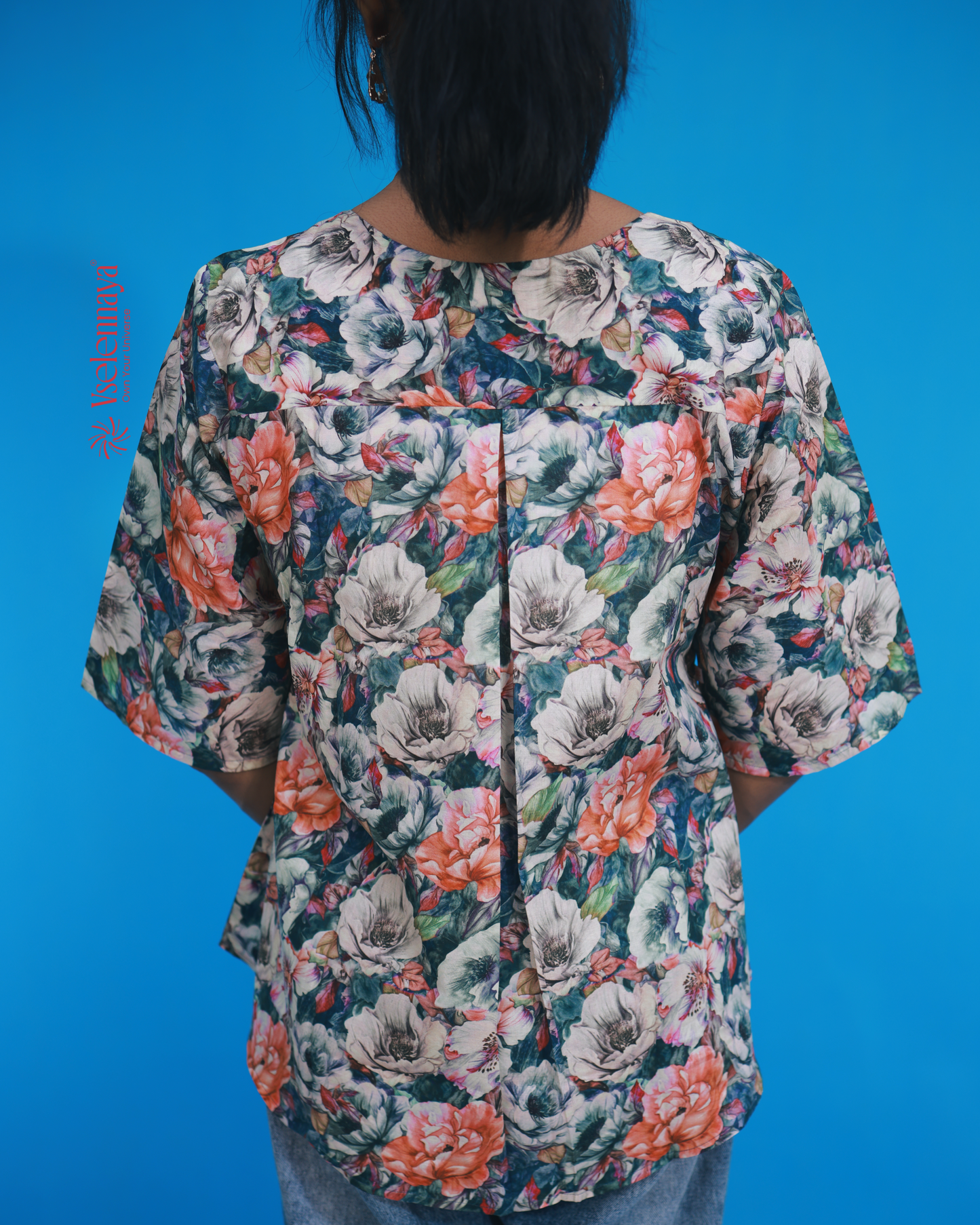 Cotton Short Top - Teal Green