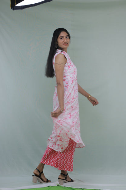 White & Pink Floral