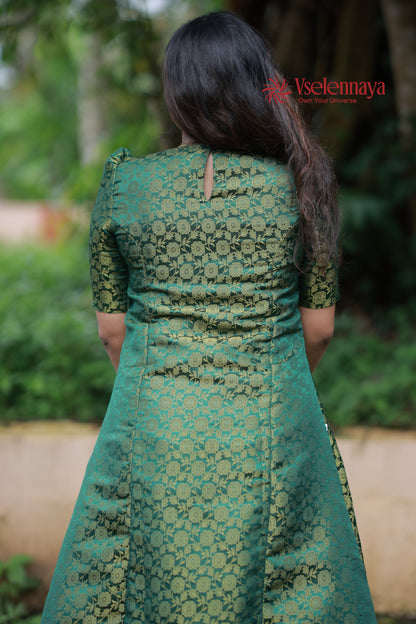 Kasavu-Emerald Green (Onam Special Limited Design)